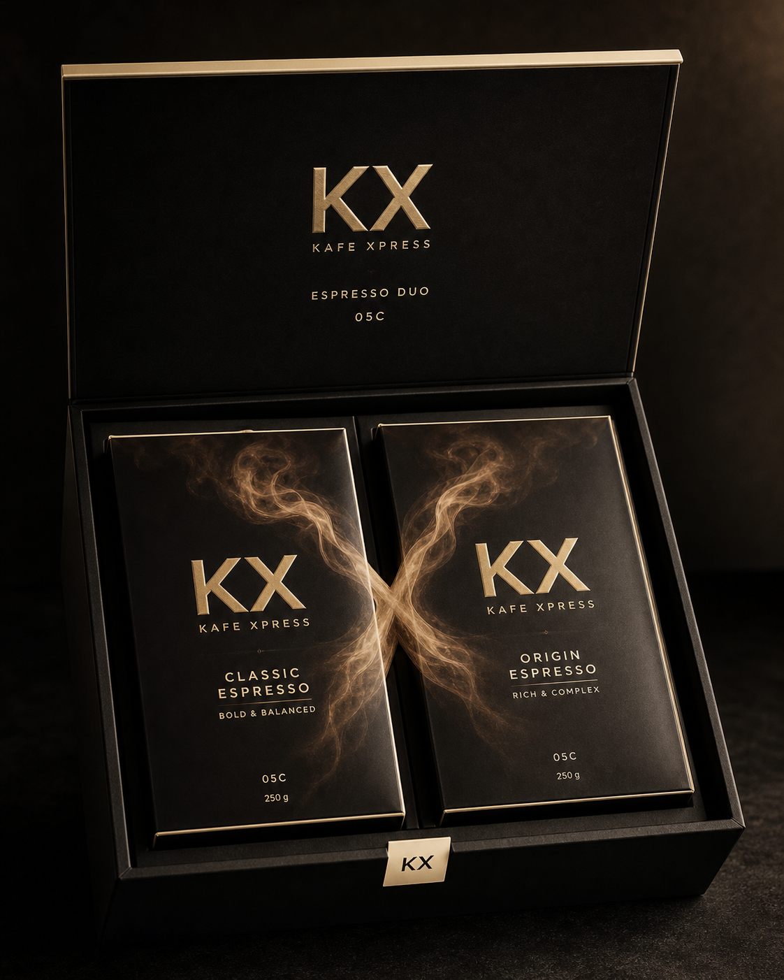 KX Espresso No. 01 — KX packaging concept