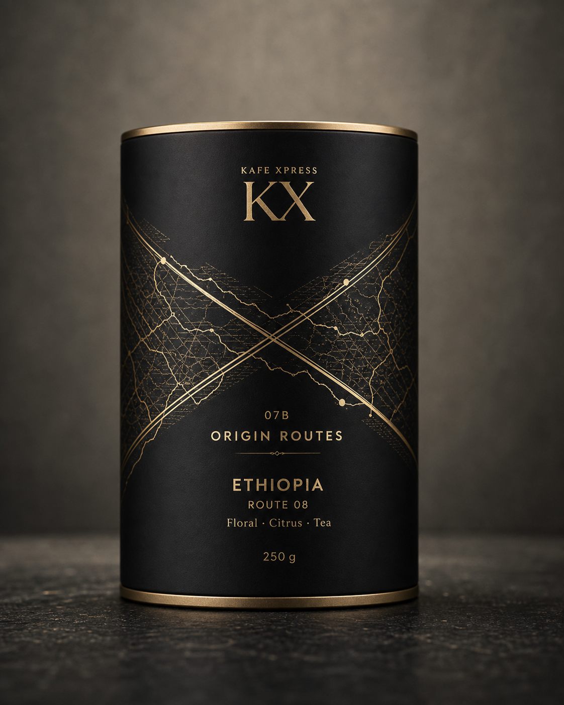 KX Ethiopia Yirgacheffe — KX packaging concept