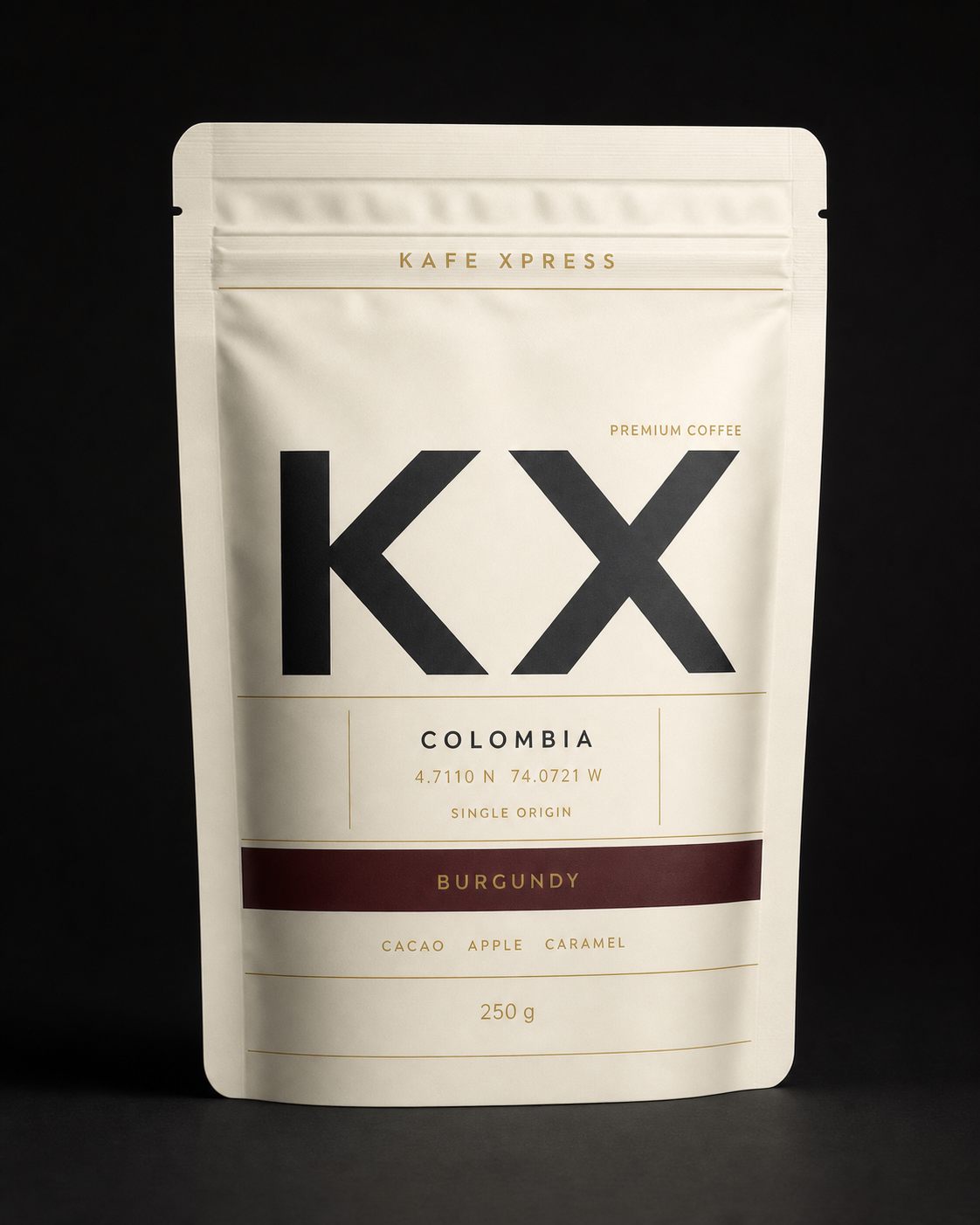 KX Colombia Huila — KX packaging concept