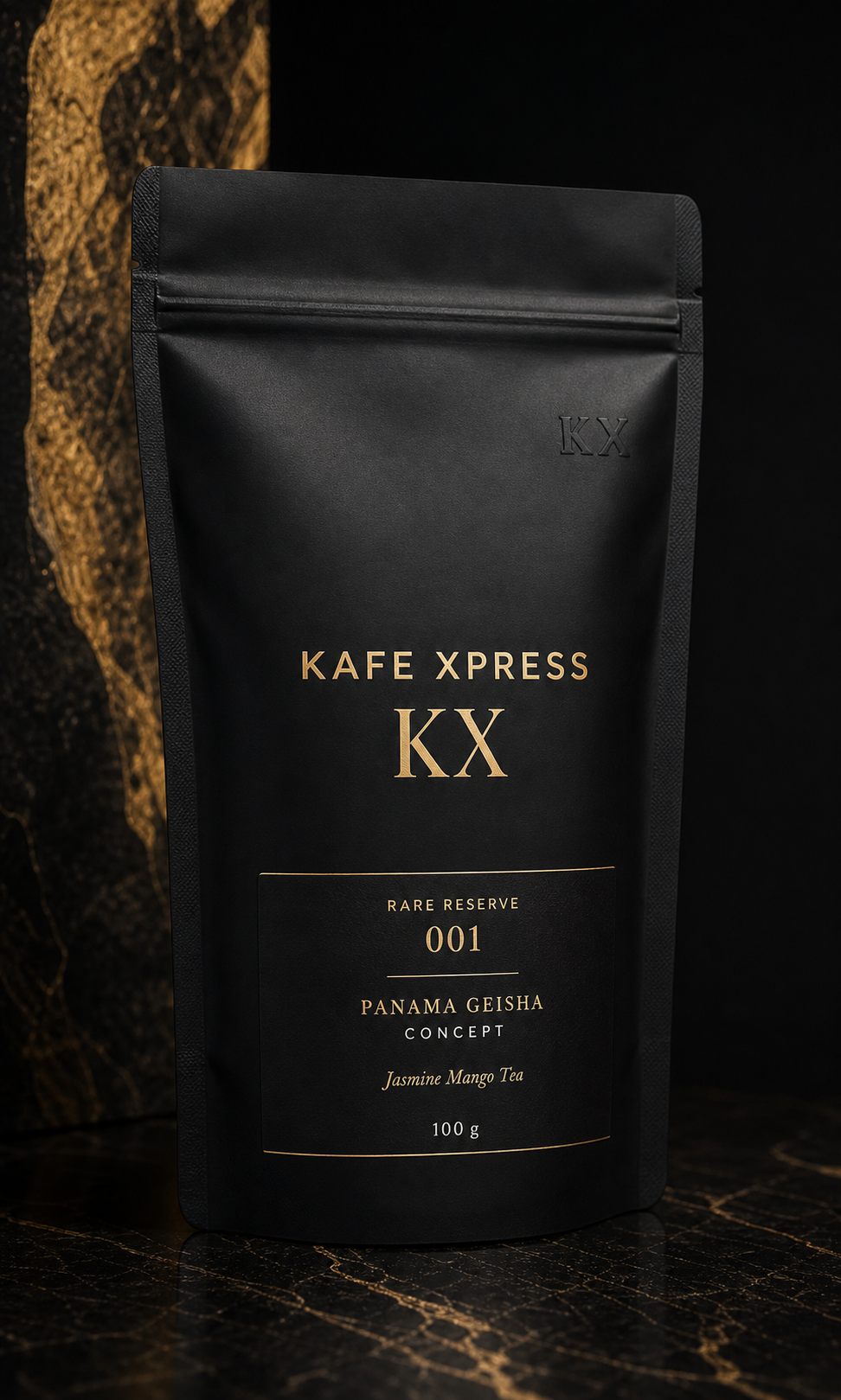 KX Jamaica Blue Mountain Reserve — KX packaging concept